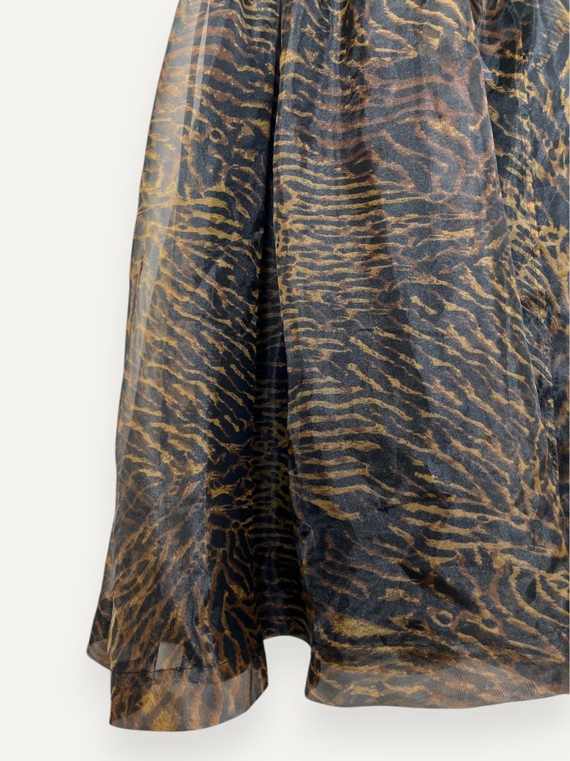 Animal Print Knee Length Dress