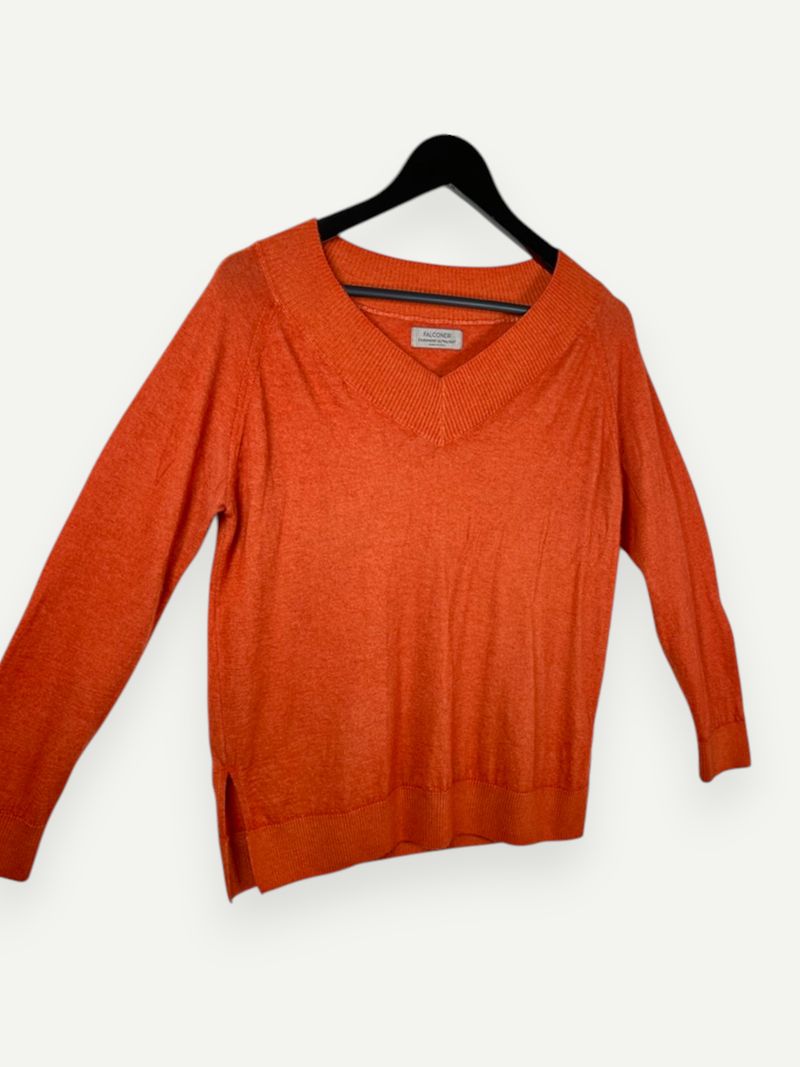 Orange Cashmere Knit