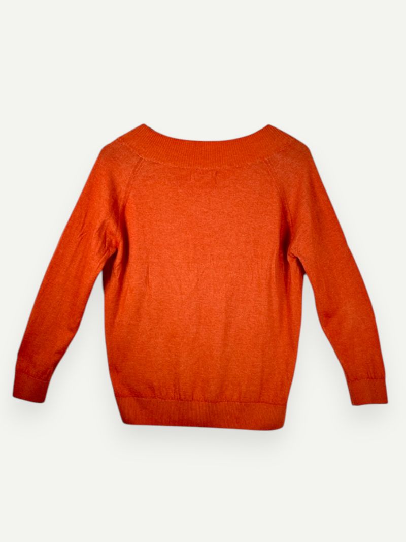 Orange Cashmere Knit