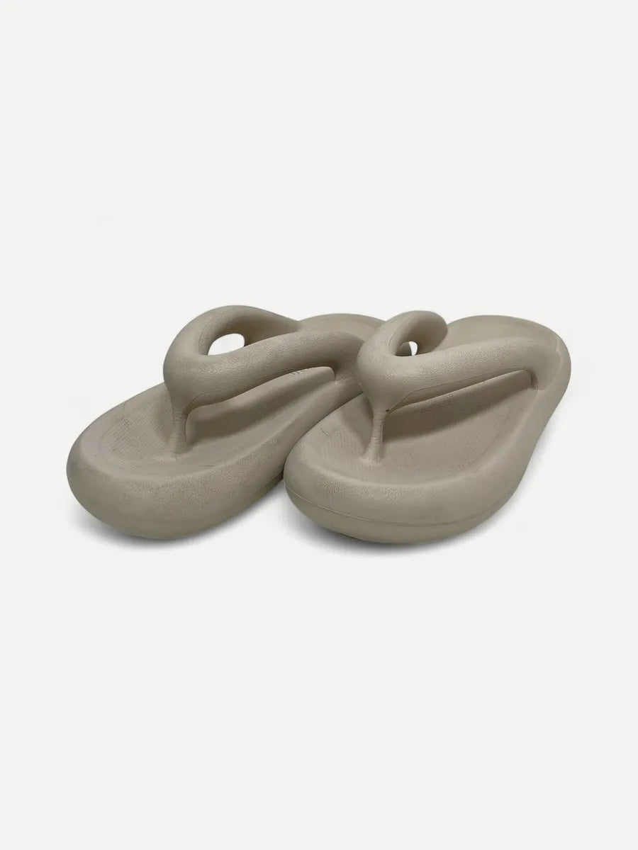 Cream Flipflop