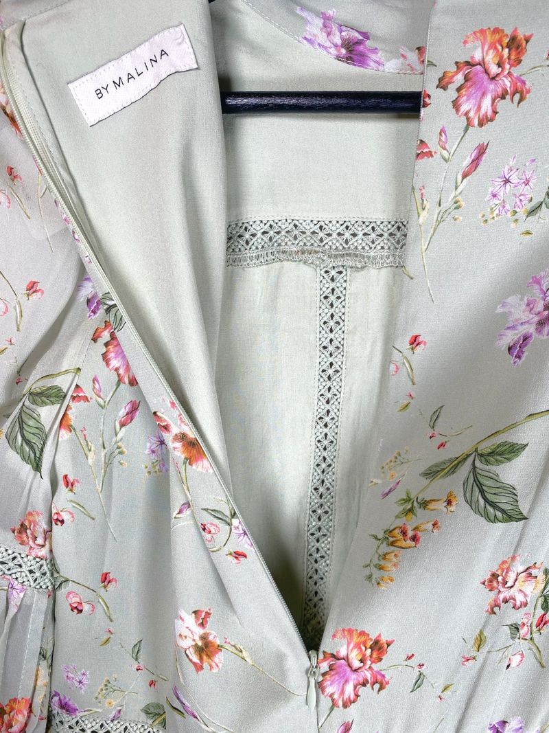 Floral Mint Mini Dress