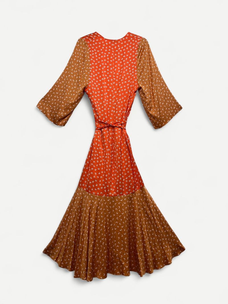 Sandy Ochre Long Sleeve Dress