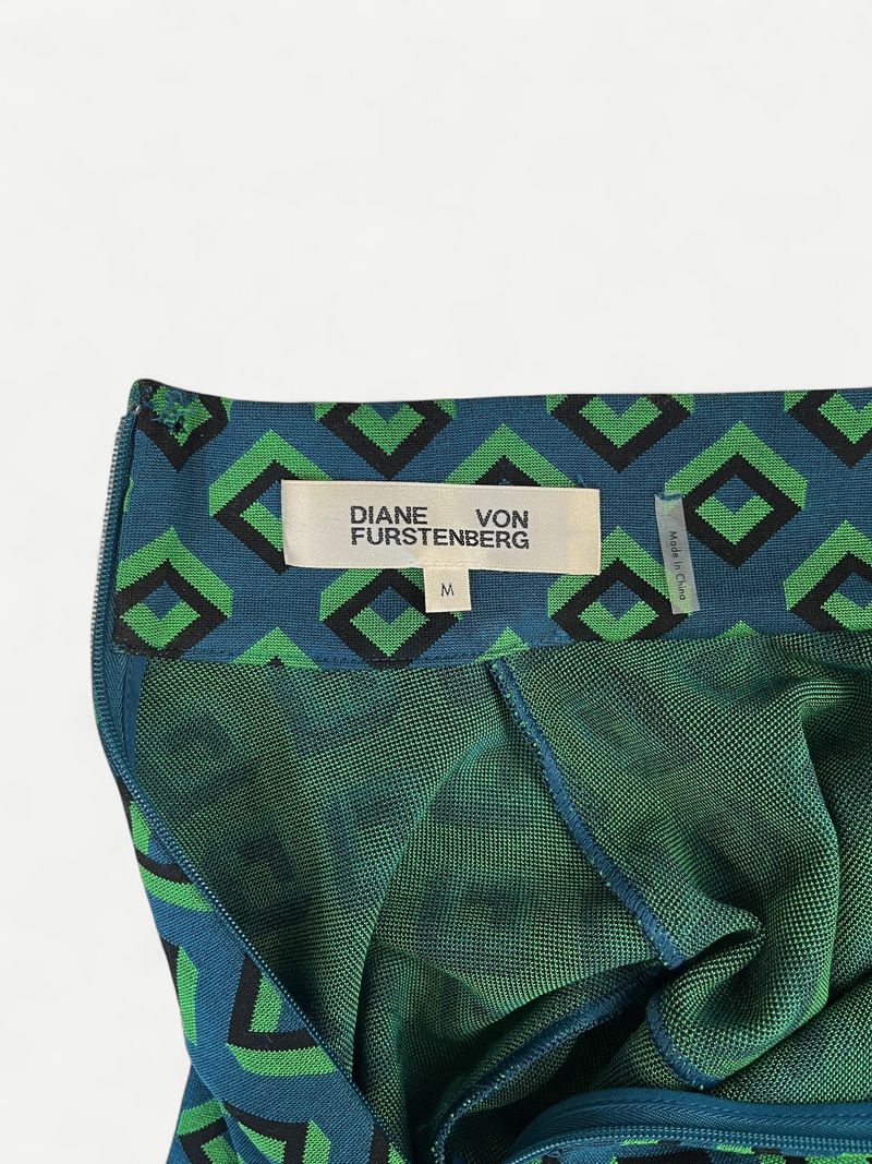 Blue & Green Long Sleeve Top