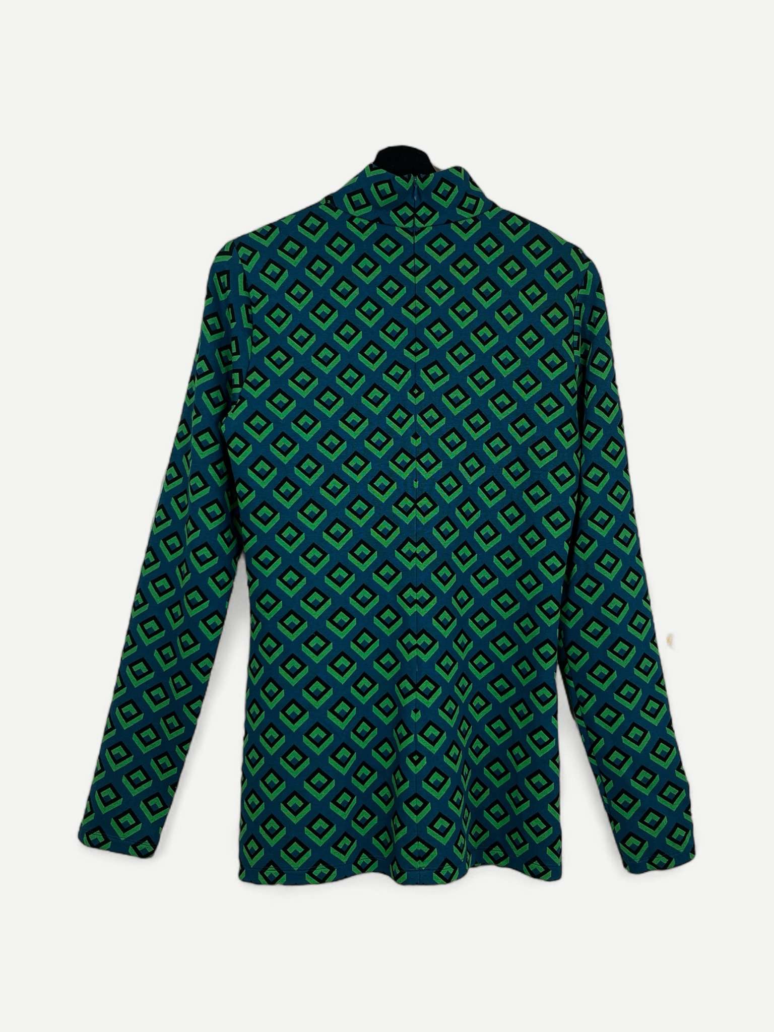 Printed Half Turtleneck