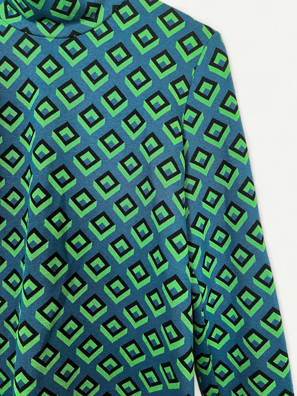 Printed Half Turtleneck