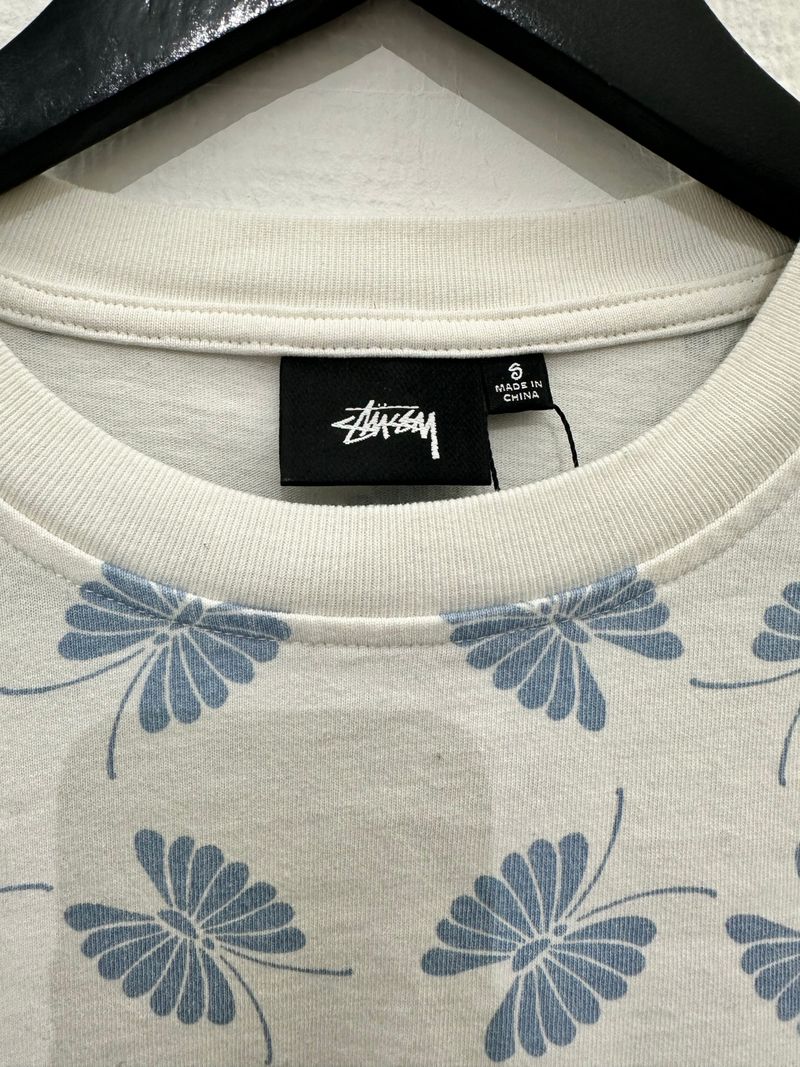 White & Blue Sweater Top