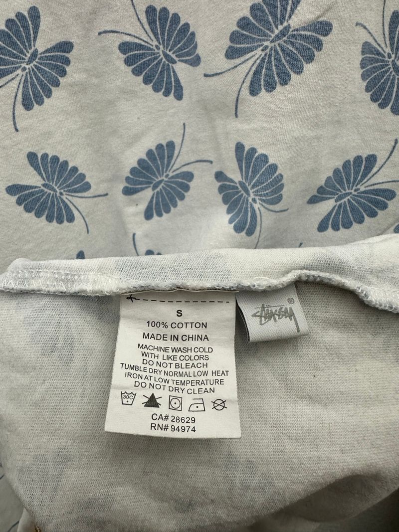 White & Blue Sweater Top