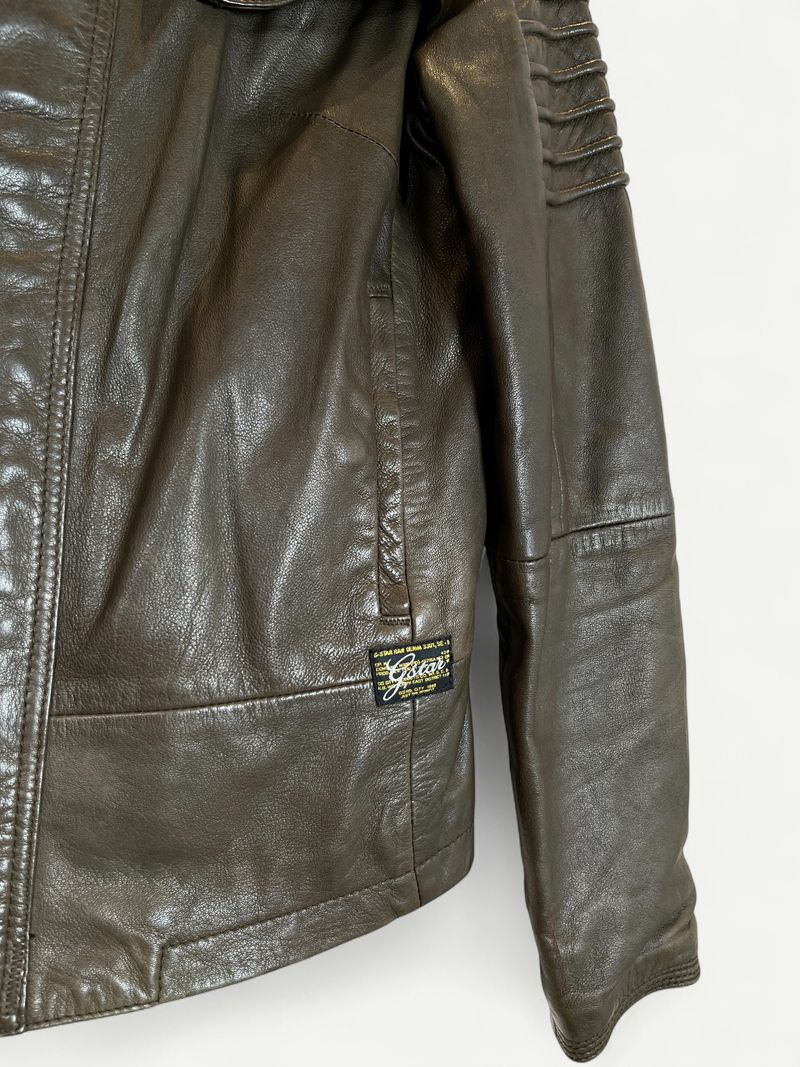Dark Green Leather Jacket