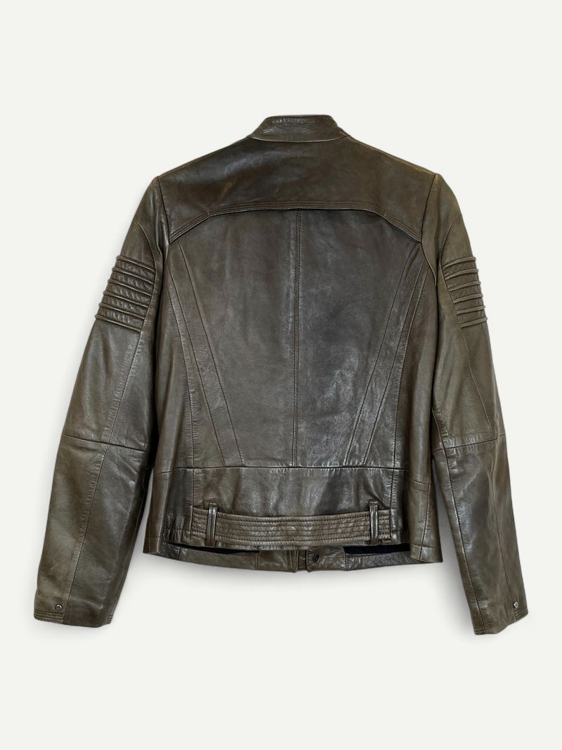 Dark Green Leather Jacket