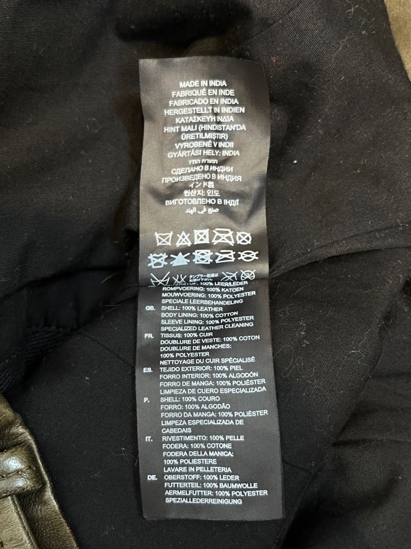 Dark Green Leather Jacket