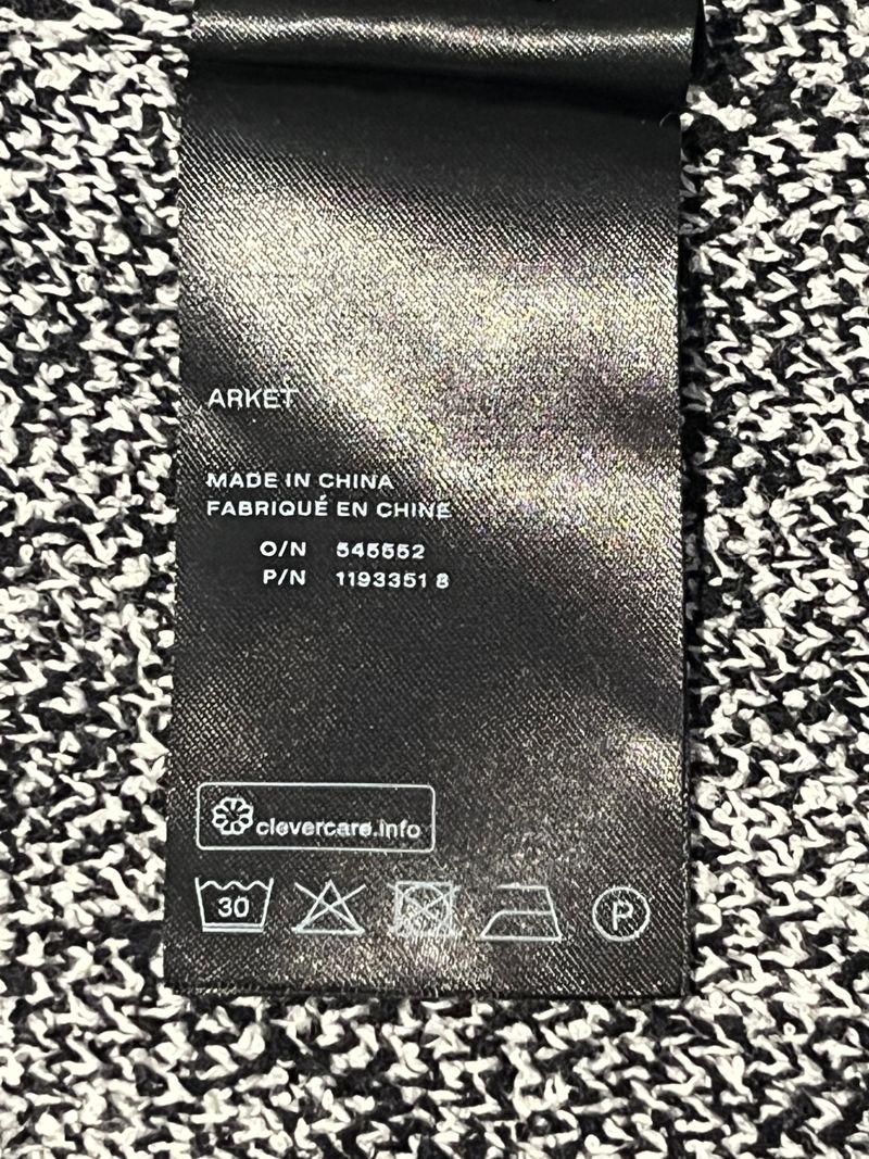 Checkered A-Line Skirt