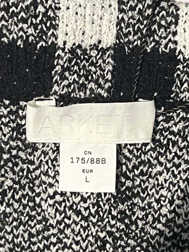 Checkered A-Line Skirt