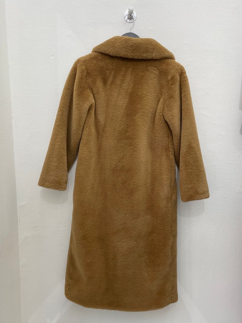 Camel Faux Fur Jacket