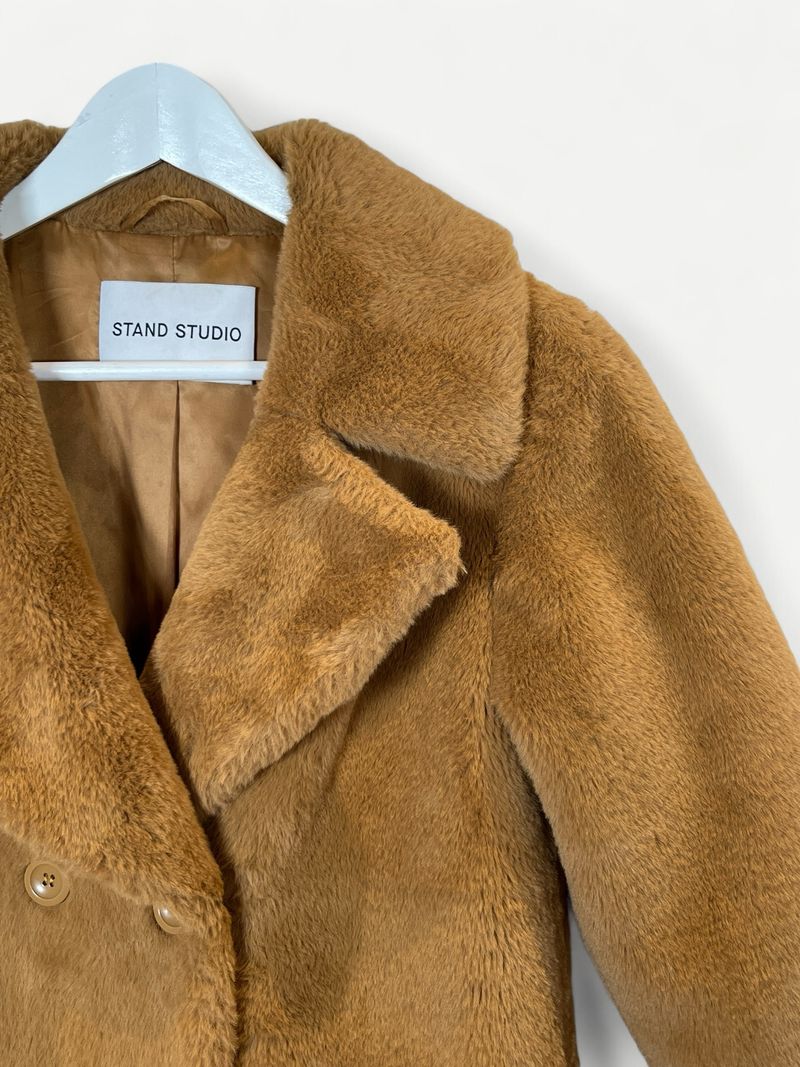 Camel Faux Fur Jacket