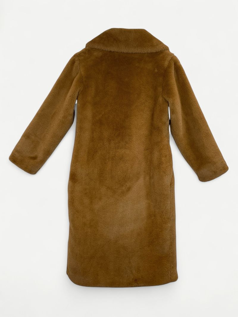 Camel Faux Fur Jacket
