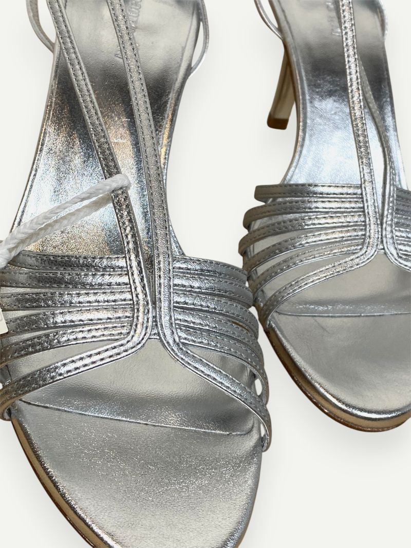 Silver High Heels