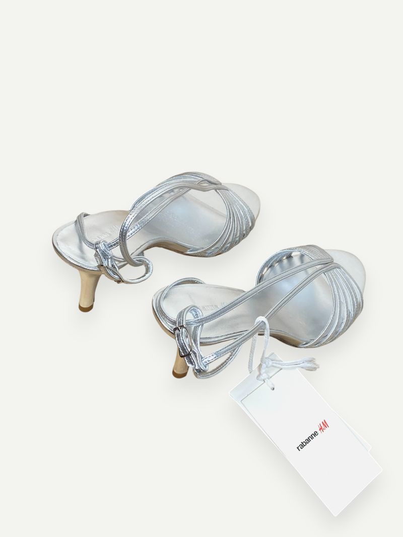 Silver High Heels