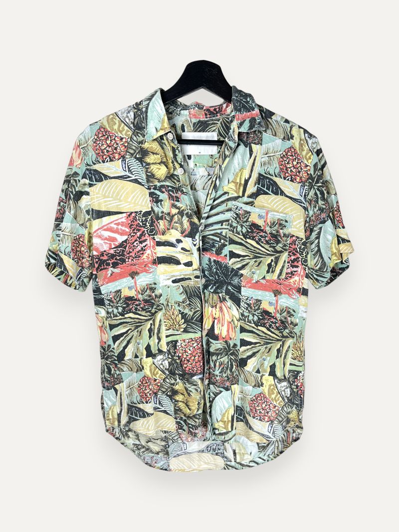 Jungle Pattern Short Sleeve Shirt