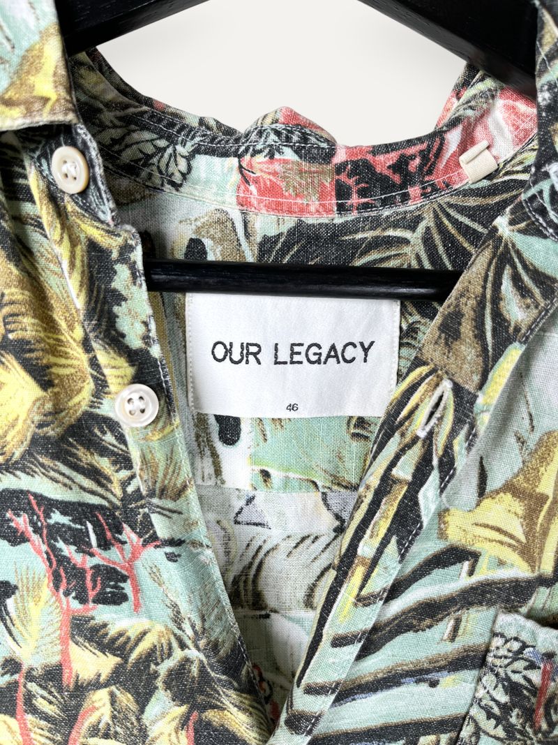 Jungle Pattern Short Sleeve Shirt