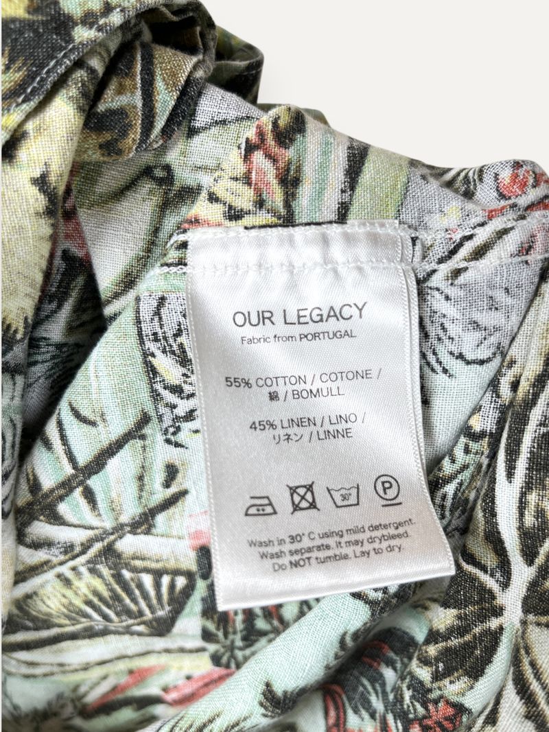 Jungle Pattern Short Sleeve Shirt