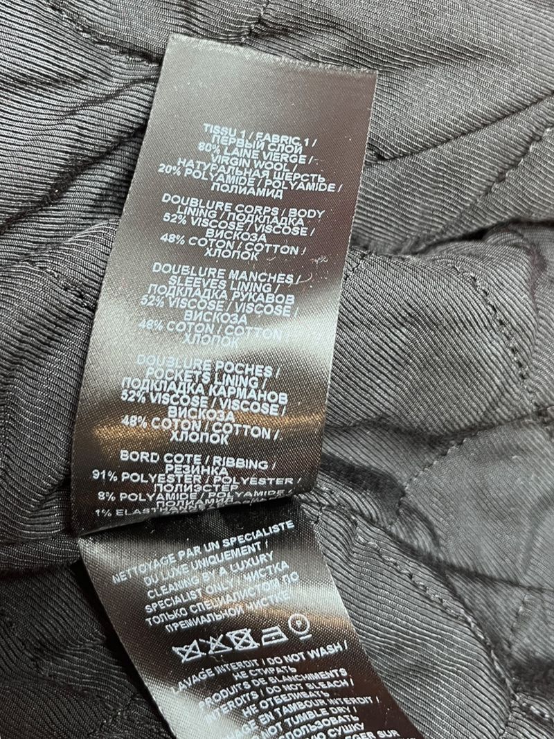 Red Wool Coat With Maxi Lapel