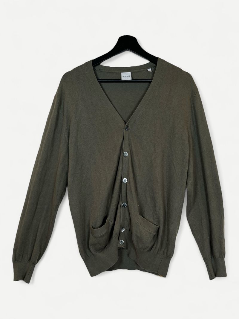 Army Green Cardigan