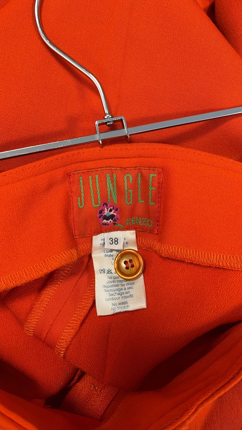 Orange High Waist Pant