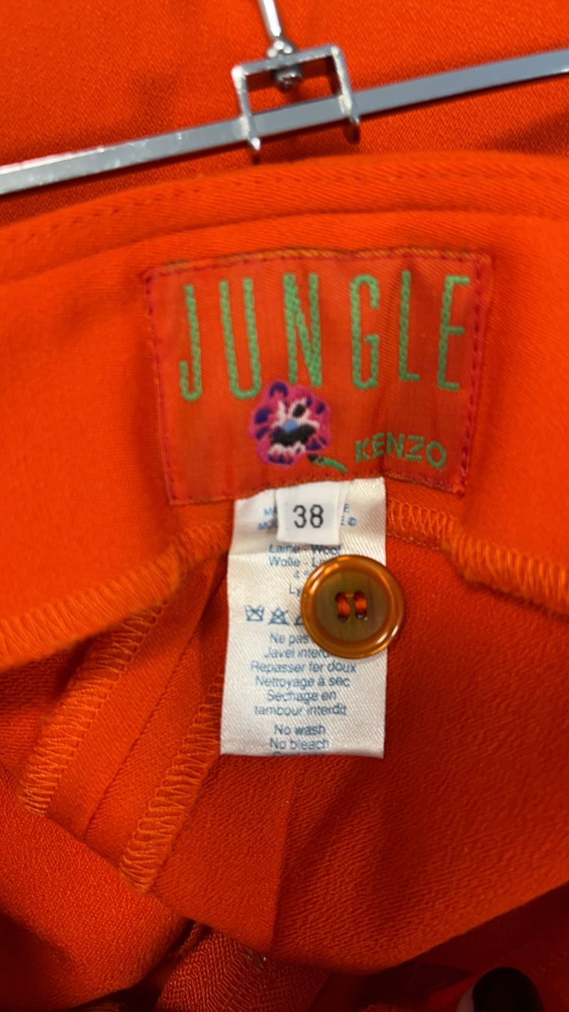 Orange High Waist Pant