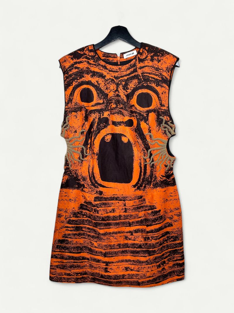 Print A-Line Dress
