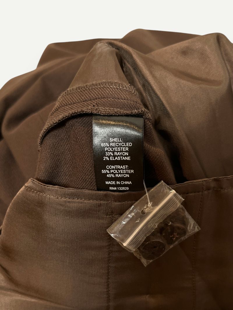 Brown Suit Pants
