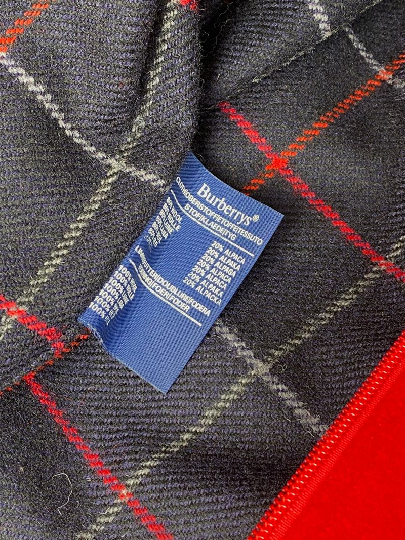 Red Wool Bomber Jacket