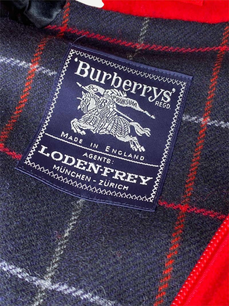 Red Wool Bomber Jacket