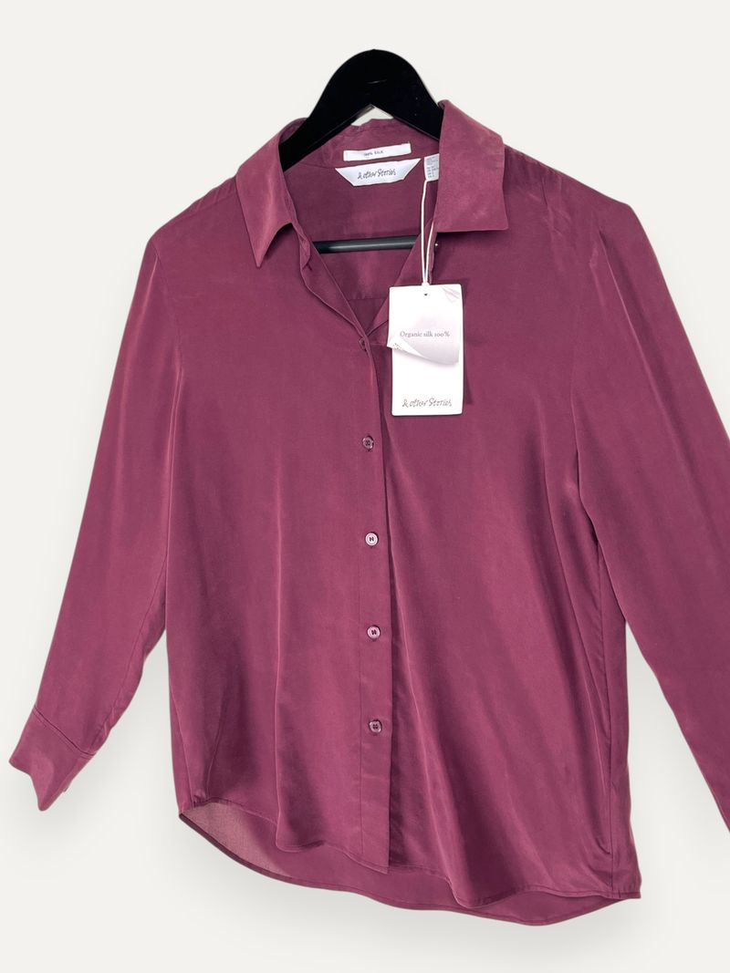 Bordeaux Long Sleeve Blouse