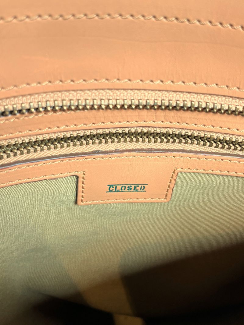 Beige Cross Body Bag