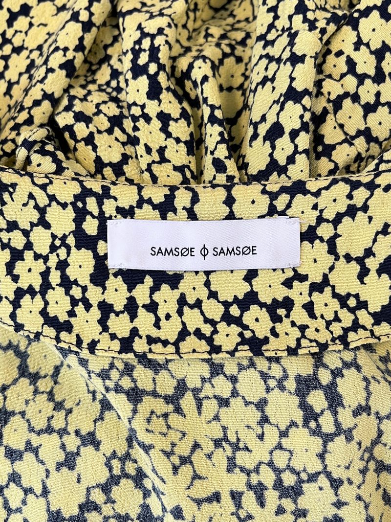 Yellow Wrap Top
