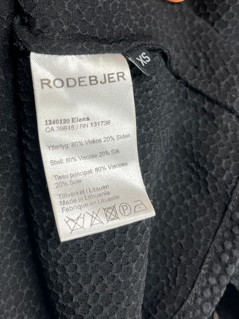 Black Long Sleeve Wrap Top