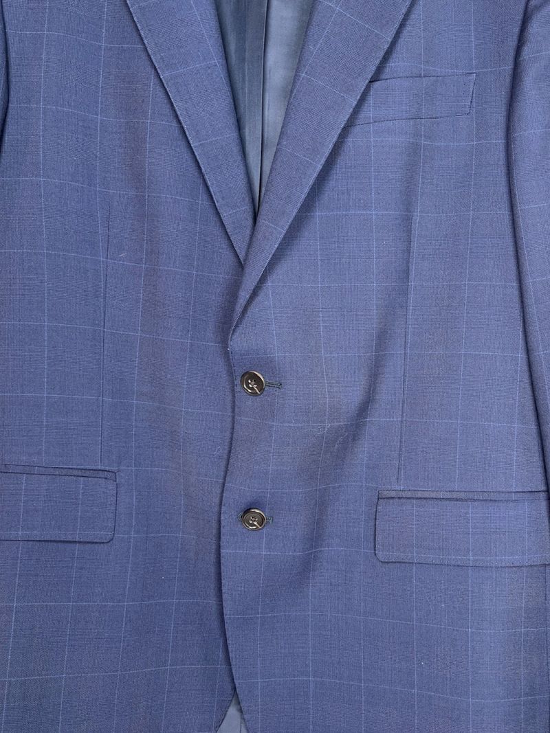 Navy Blue Single Breasted Blazer