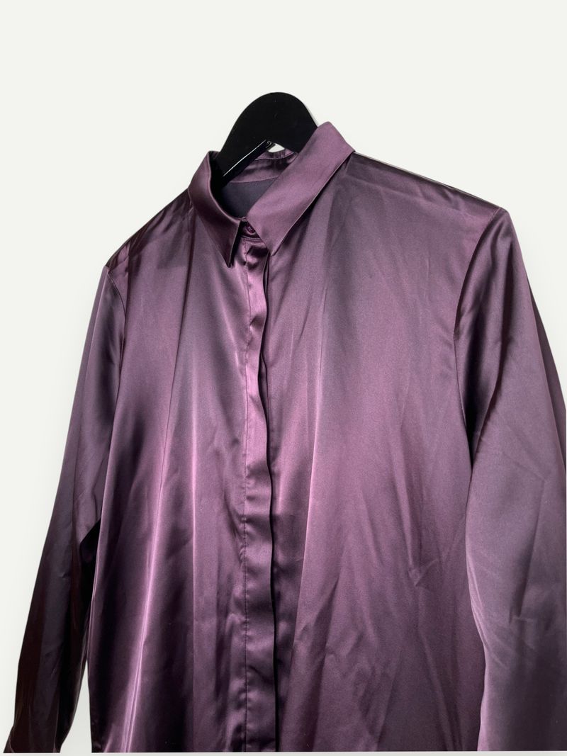 Dark Purple Long Sleeve Shirt
