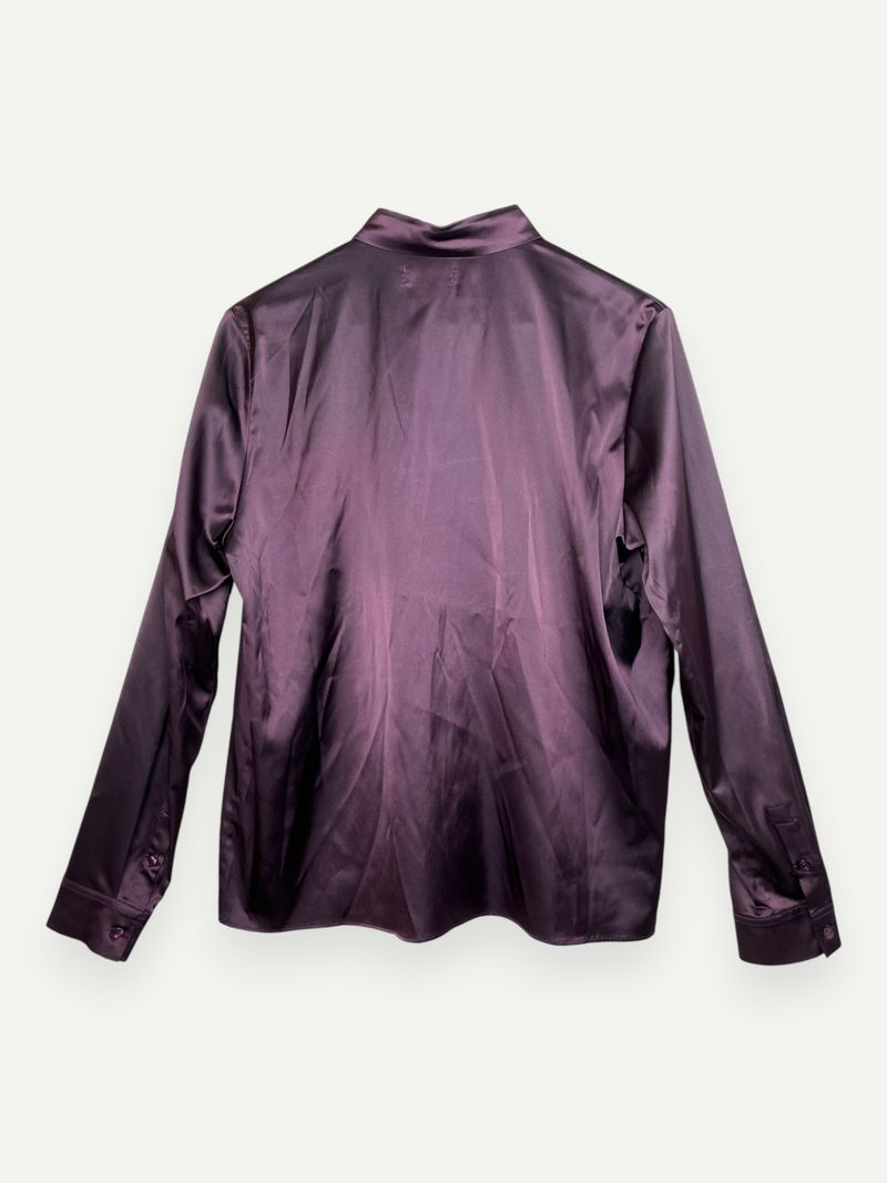 Dark Purple Long Sleeve Shirt