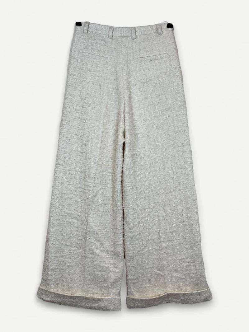 Cream Boucle Pants