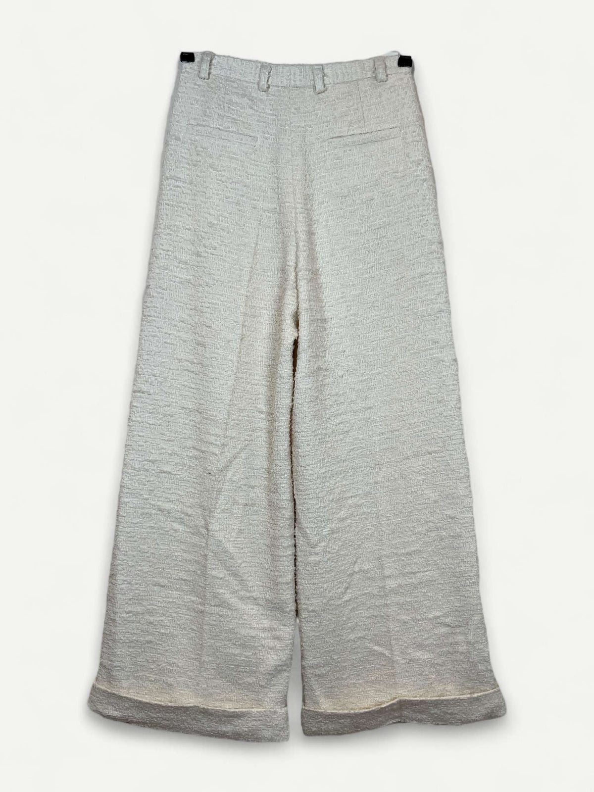 Cream Boucle Pants