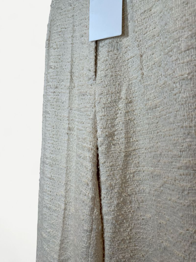 Cream Boucle Pants