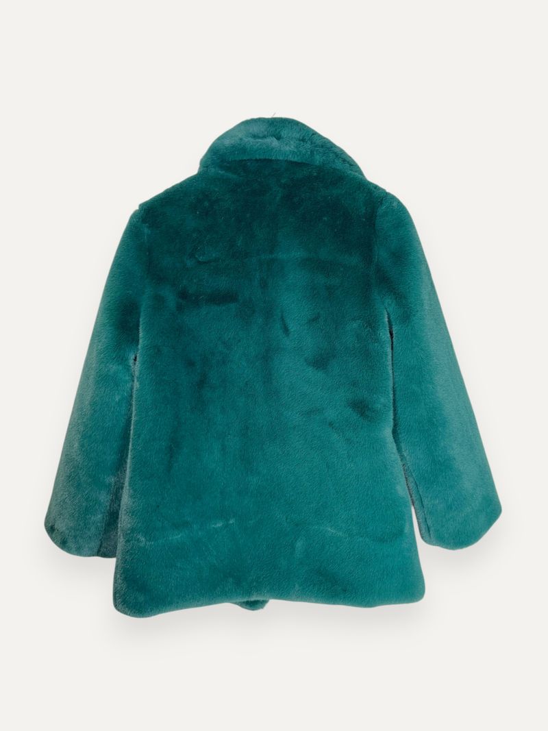 Teal Faux Fur Jacket