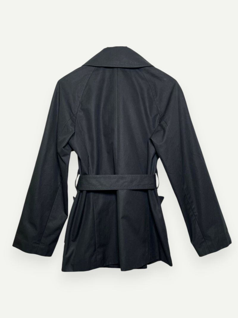 Black Belted Trench Coat