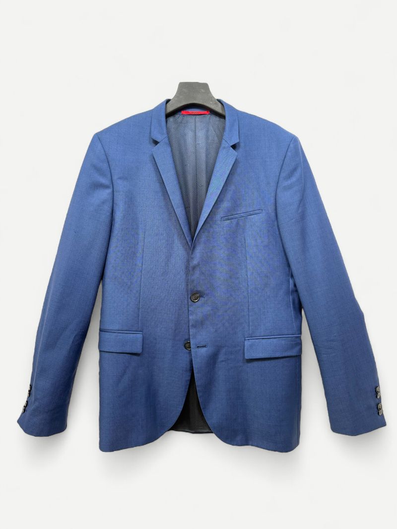 Blue Single Breasted Blazer