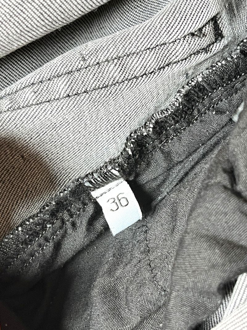 Dark Grey Straight Leg Jeans