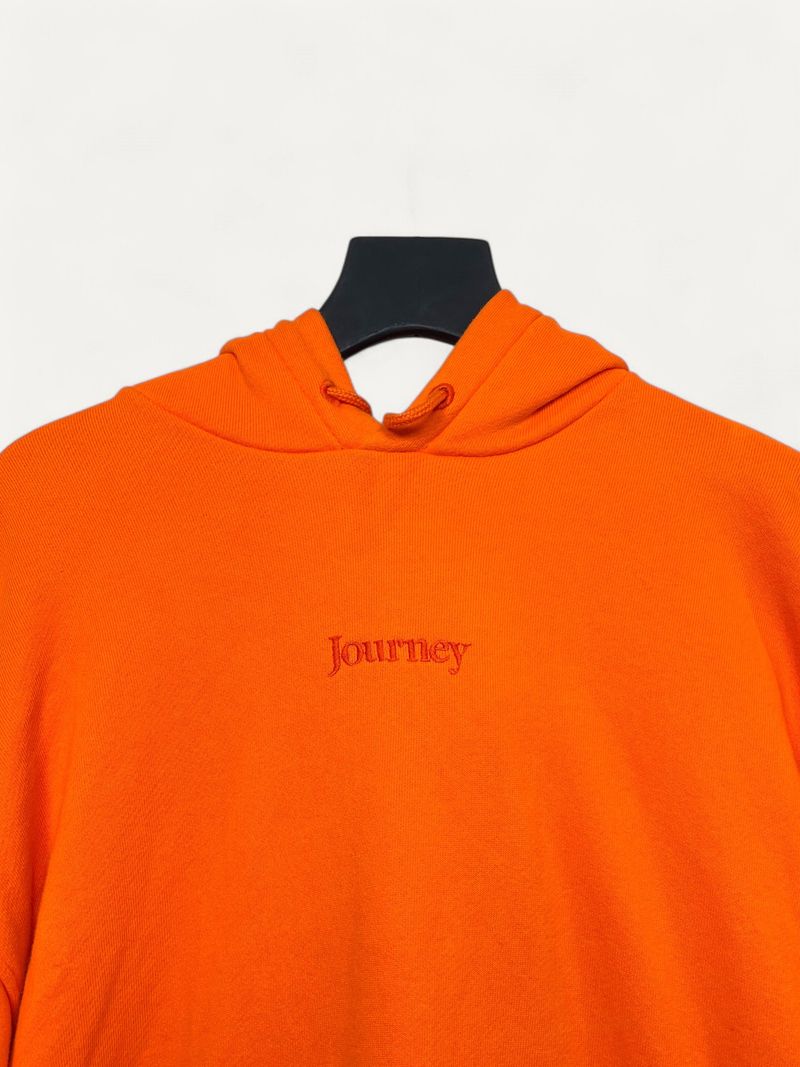 Orange Hoodie Top