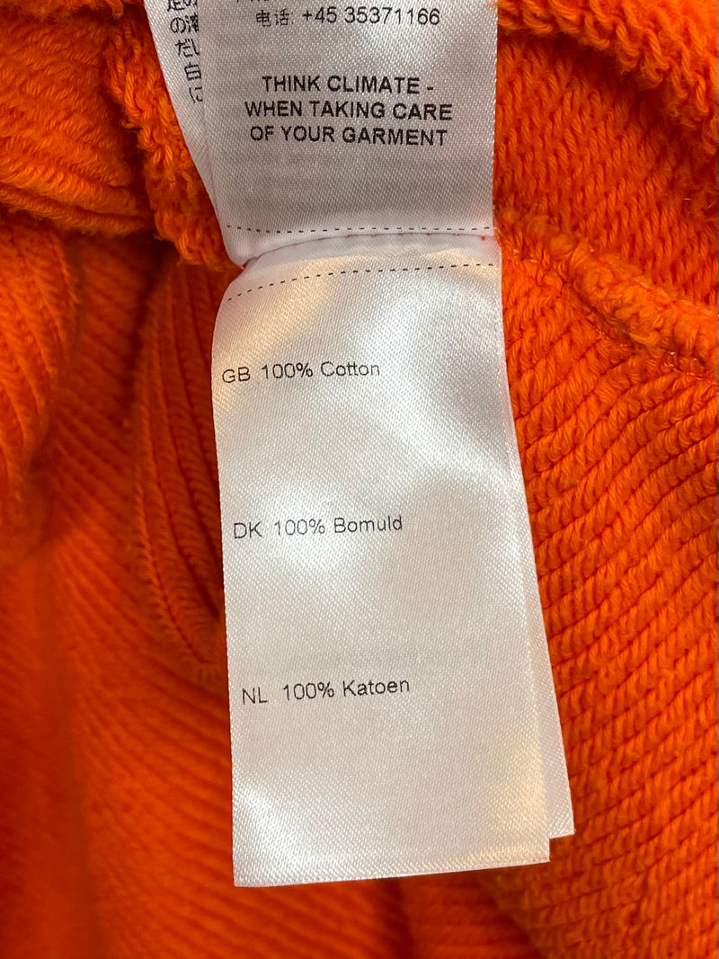 Orange Hoodie Top