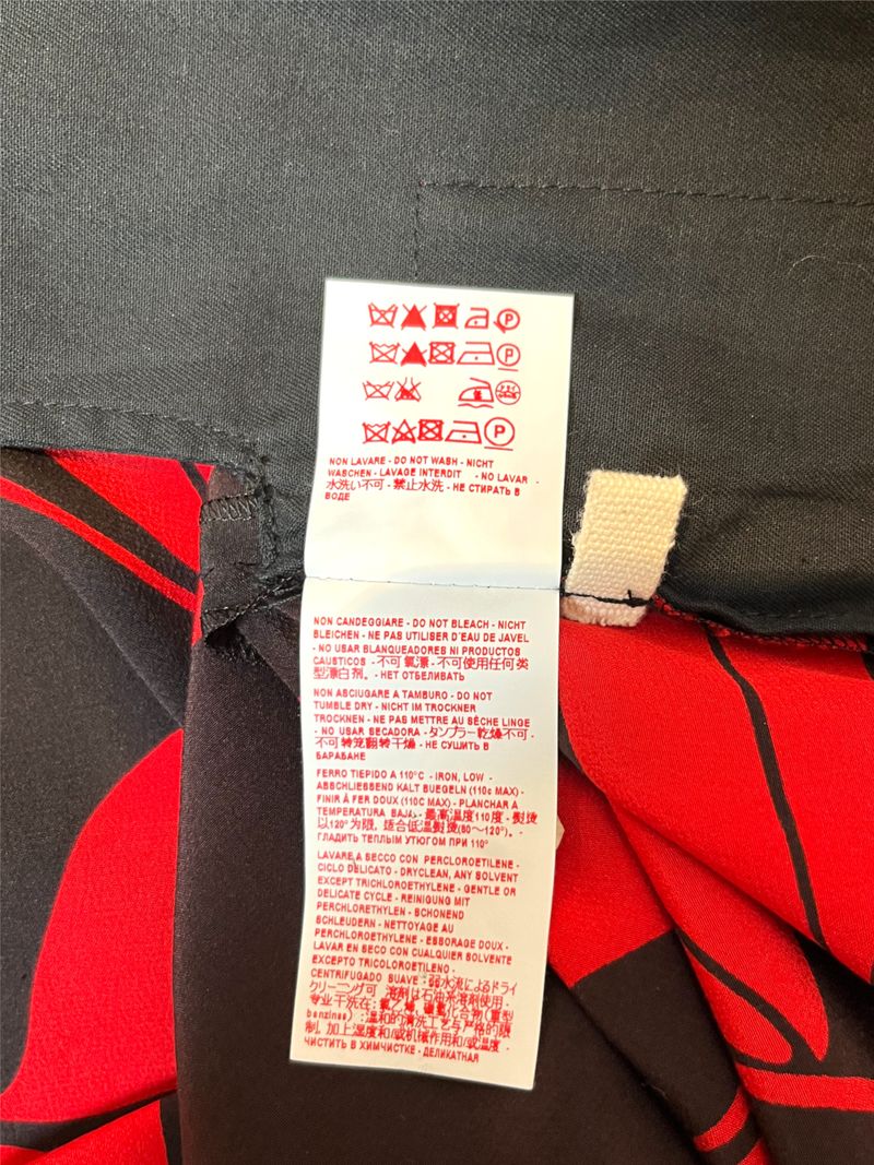 Red And Black Floral Pants