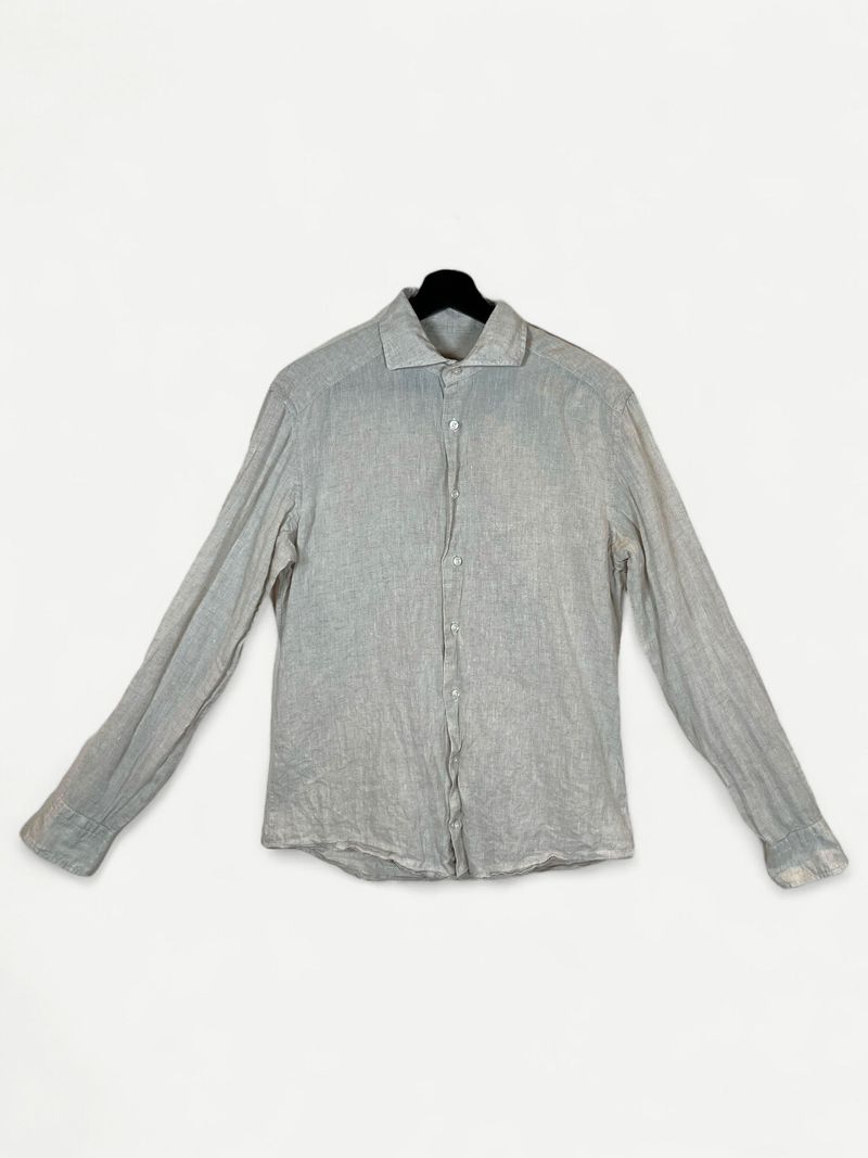 Beige Linen Shirt